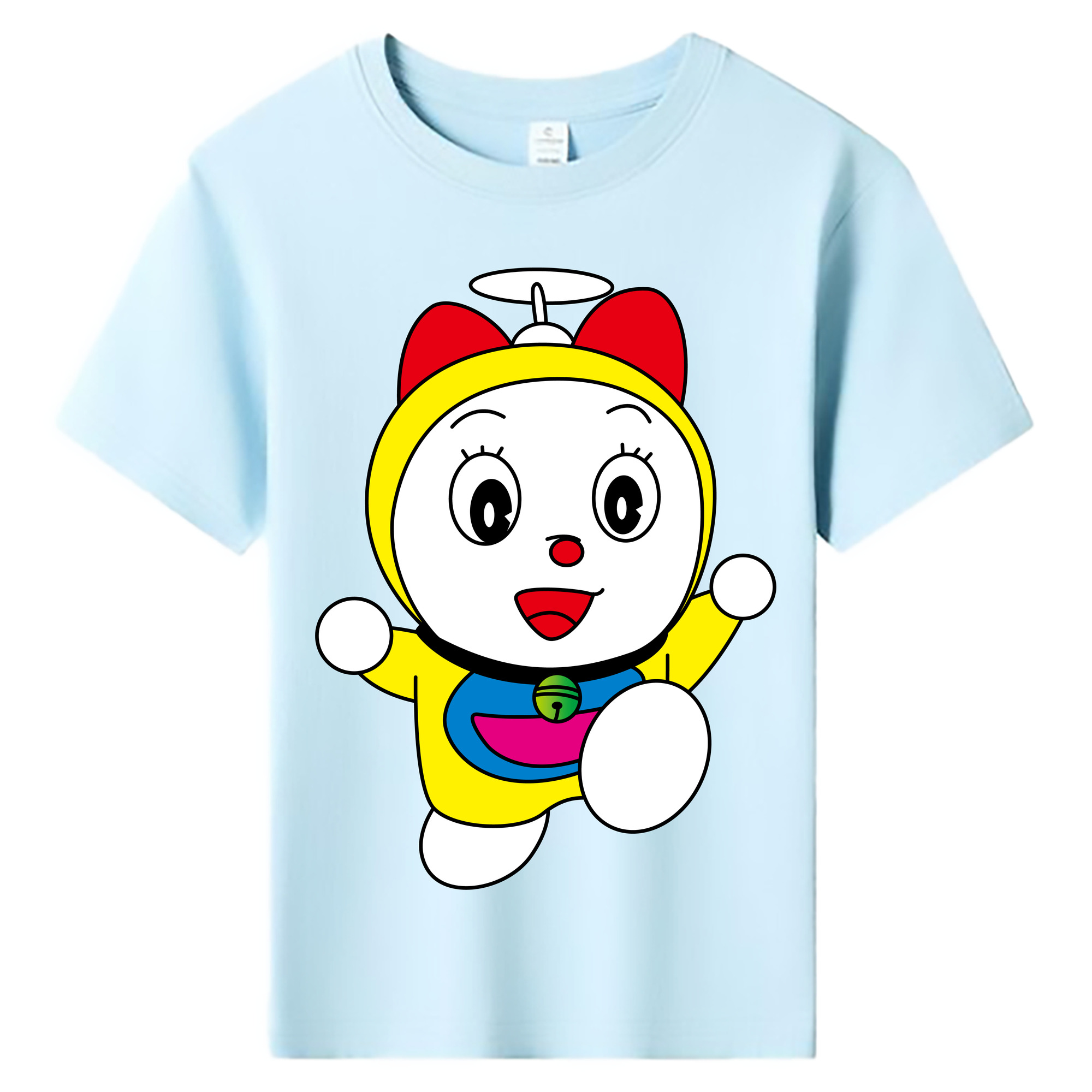 （画像用） ドラえもん ドラミ Doraemon Dorami 綿100％キッズTシャツ（フロントプリント）